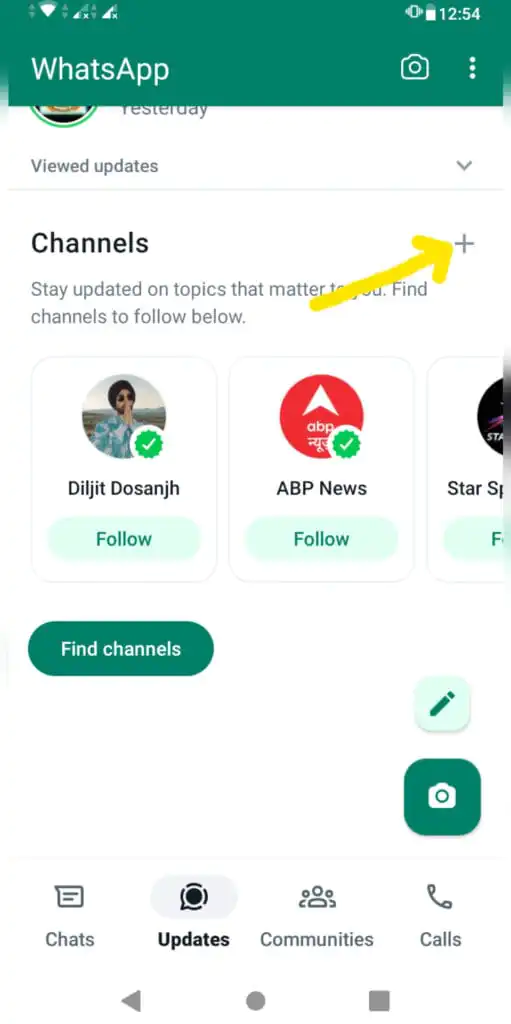 how to create WhatsApp channel