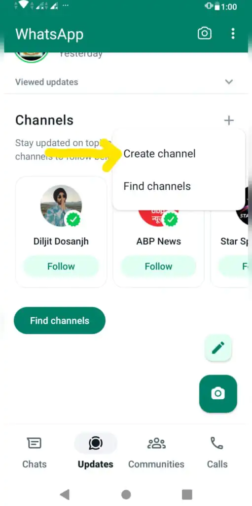 whatsapp channel 